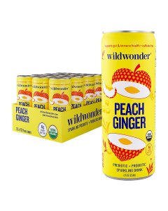 low-sugar drinks, Wildwonder Sparkling Probiotic Juice Drink