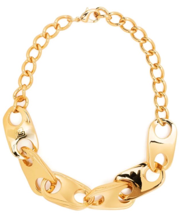 Chain Link Necklace in Gold - Rabanne