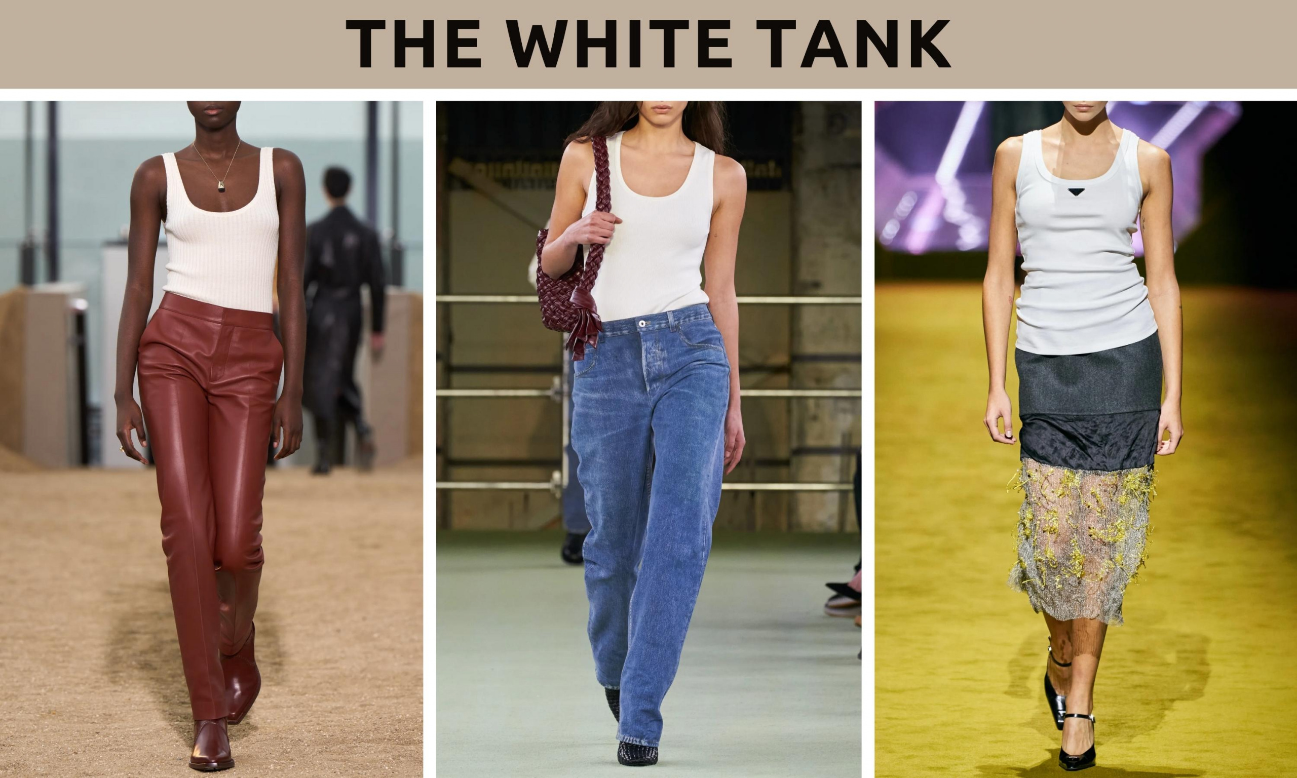 wearable fall trends, fall fashion trends, fall trends, wearable trends, how to wear trends, trends over 40, wearing trends over 40, 2022 fall fashion trends, 2022 wearable fall trends, white tank, white tank trend