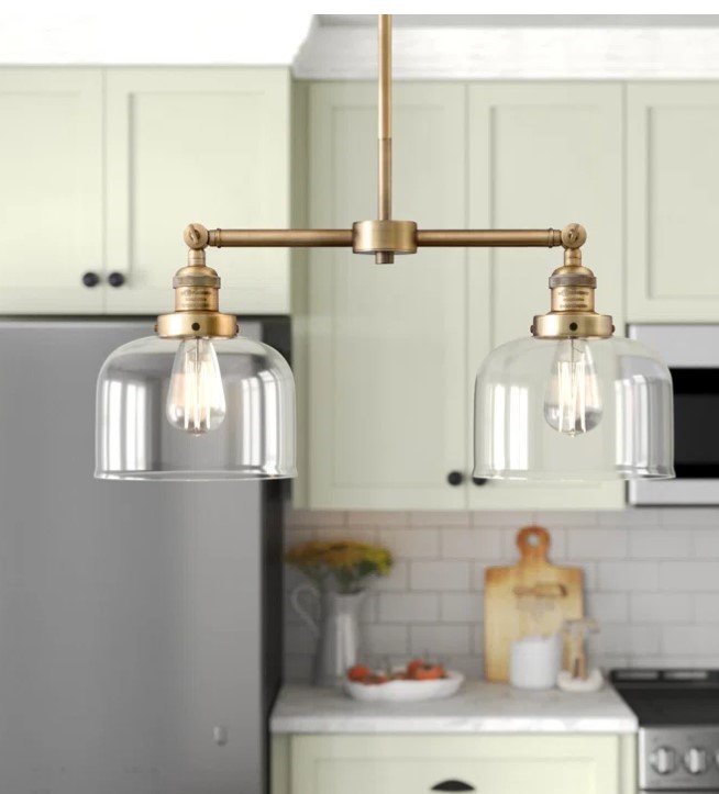 Frederica 2 Light Kitchen Island Linear Pendant Busbee Fashion Over 40   Frederica 2 Light Kitchen Island Linear Pendant 