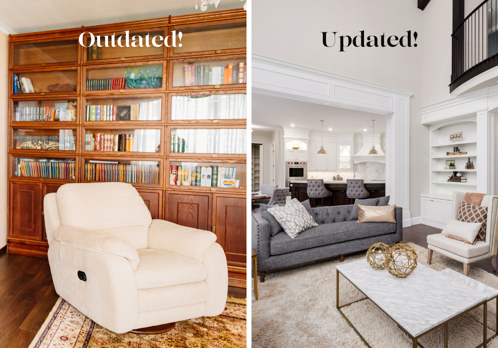 updated home, how to update your home, dated home, tips for updating home, how to make your house look modern-erin busbee fashion blogger over 40, telluride CO 3