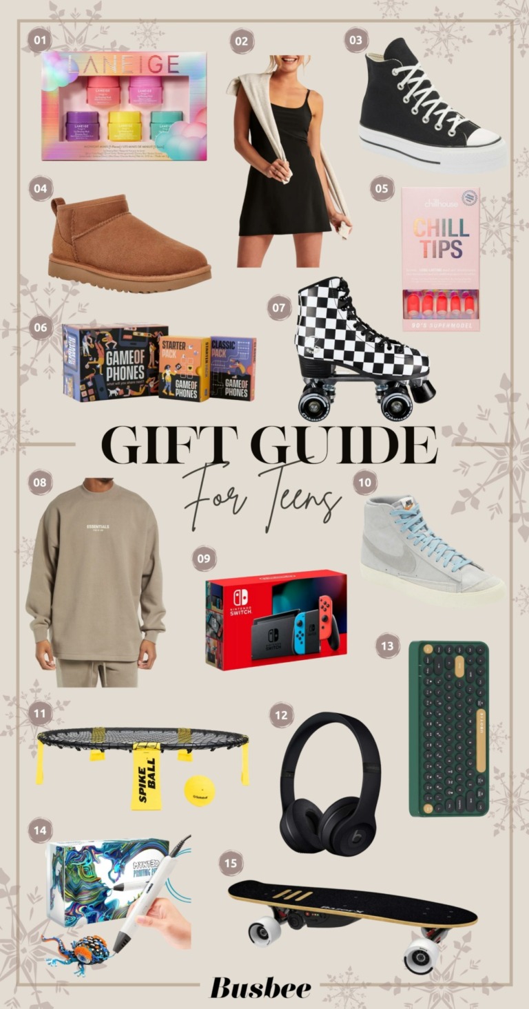 gifts for teens, generation z gift ideas, 2022 gift guide for teens, 2022 gift guide for generation z, 2022 gifts, best gifts of 2022, gifts for teens, gifts for teenagers, gifts for teen girls, gifts for teen boys, holiday gifts, erin busbee