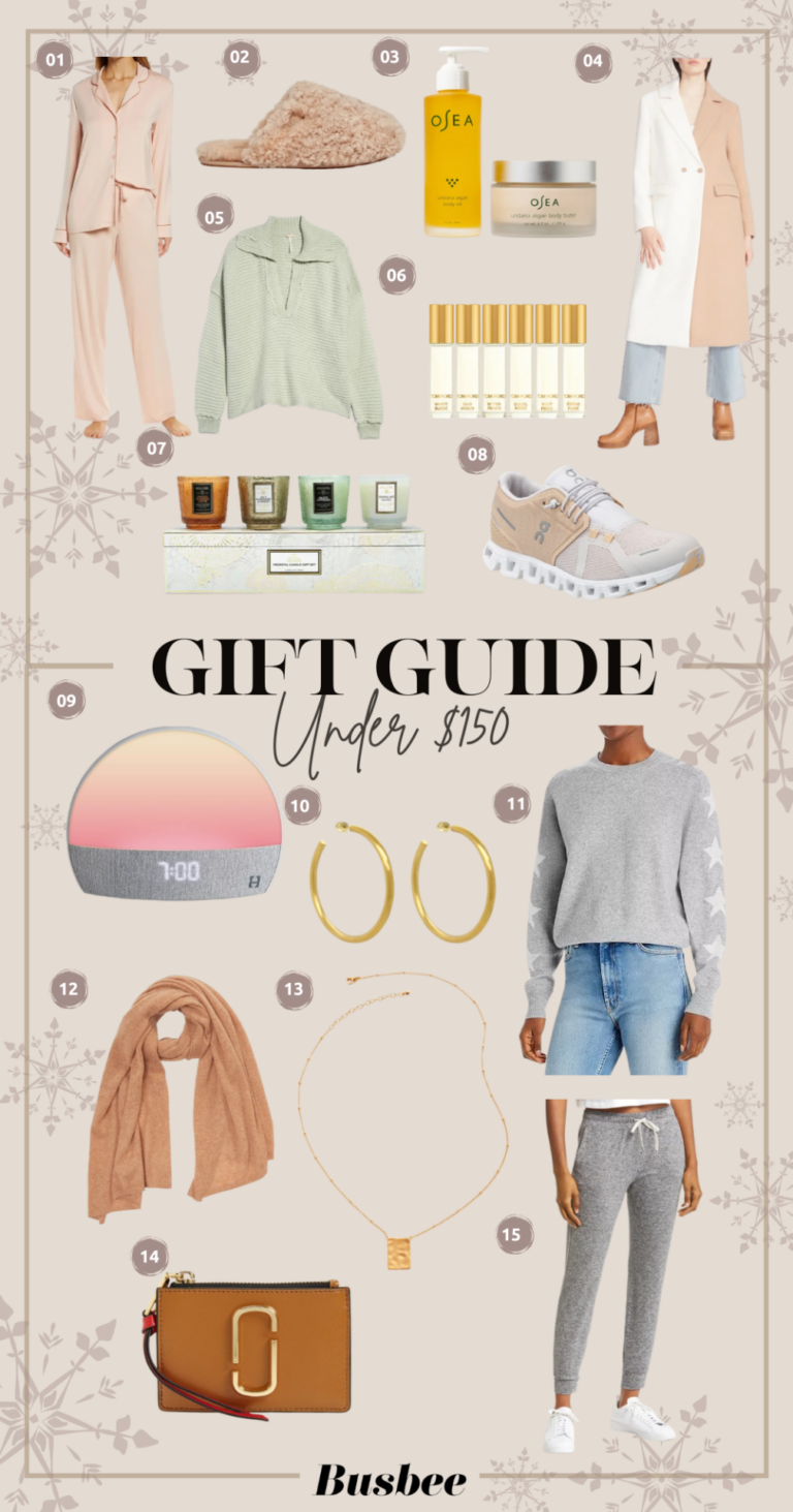 gifts under $150, unique gifts, affordable gifts, affordable unique gifts, gift guide under $150, under $150 gifts, gift ideas under $150, affordable gifts for her, erin Busbee, Busbee style, fashion blogger over 40, telluride, CO