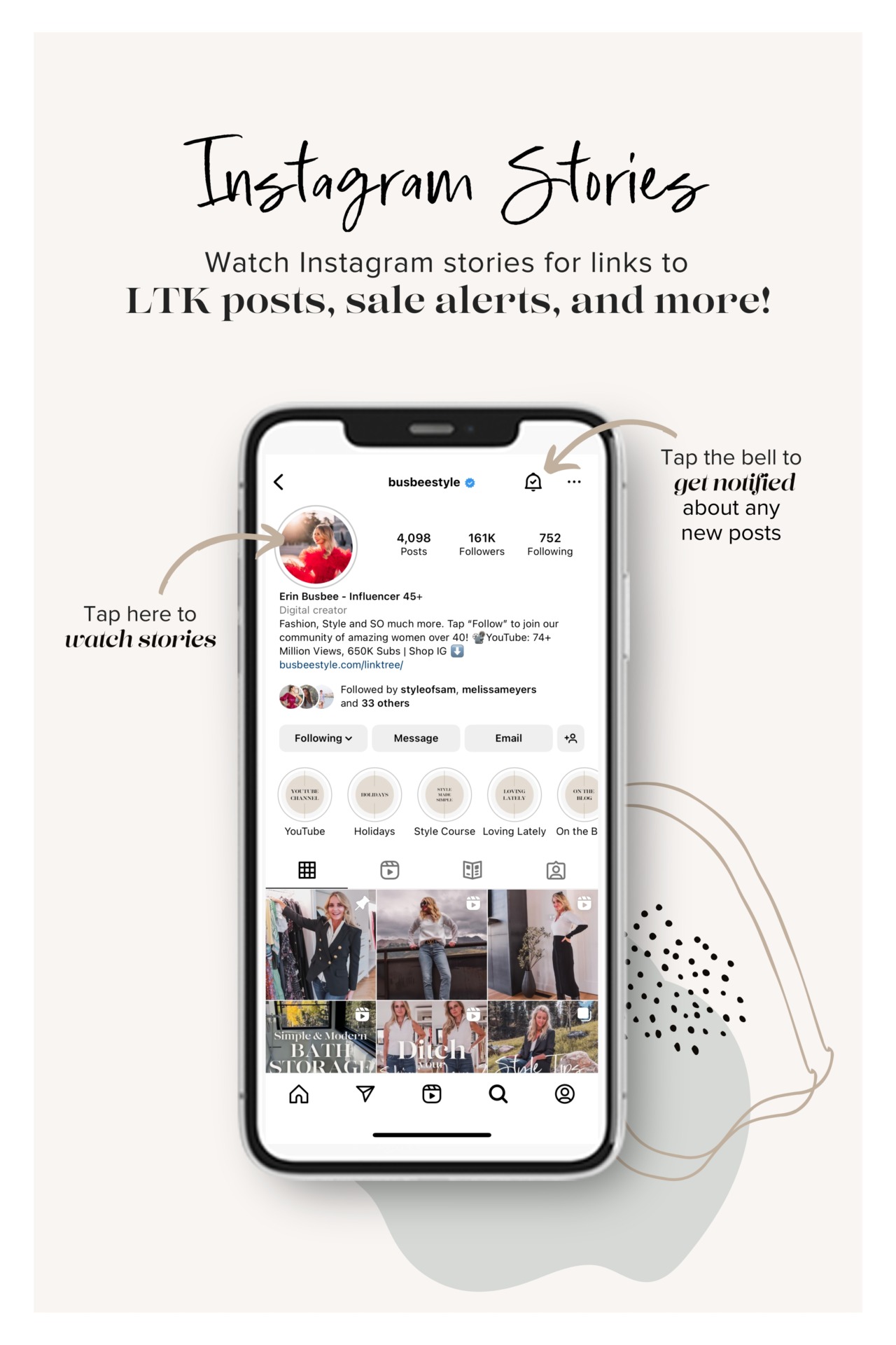 how to shop the ltk app, what is ltk app, how to use ltk app, rewardstyle, like to know it, ltk shop, ltk infleuncer, busbee style, erin busbee, fashion over 40