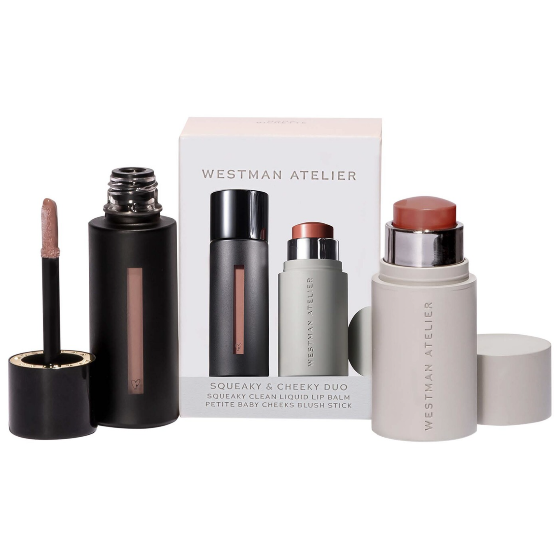 Westman Atelier Squeaky and Cheeky Duo Lip and Cheek Holiday Gift Set ...