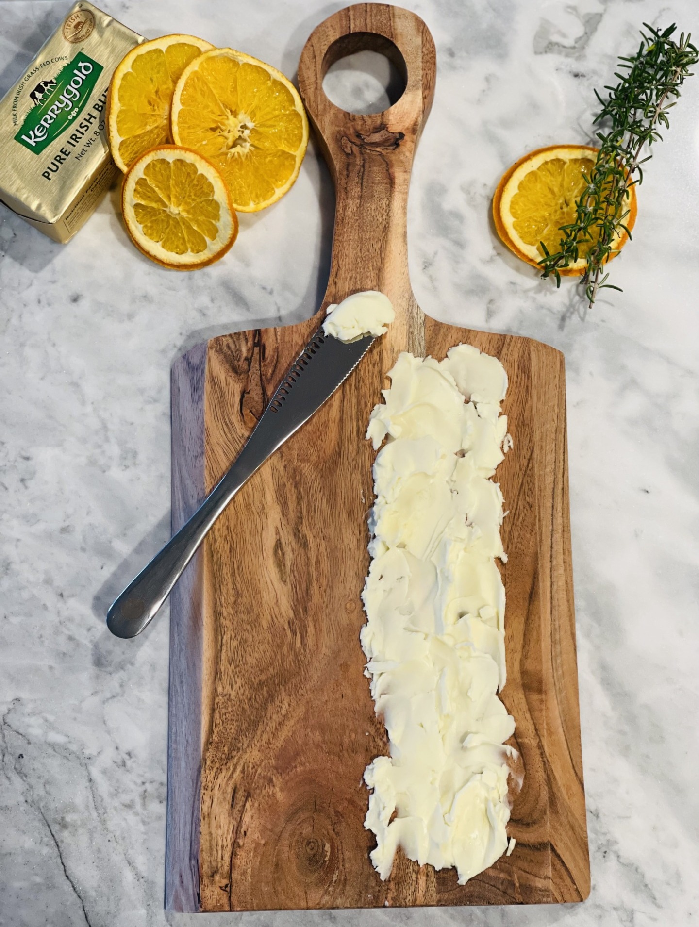 Easy butter board, how to make a butter board, butter board trend, butter charcuterie board, savory butter board, easy holiday appetizer, easy no cook appetizer, erin Busbee, Busbee style, telluride, CO
