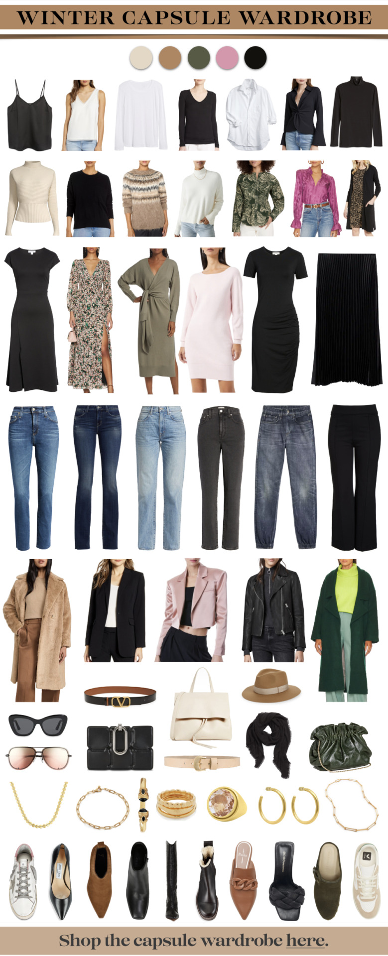 capsule wardrobe, winter wardrobe basics, winter wardrobe basics, must have wardrobe basics, erin busbee, what to buy for winter, fall outfits, winter outfits, spring outfits, wardrobe basics, winter capsule wardrobe