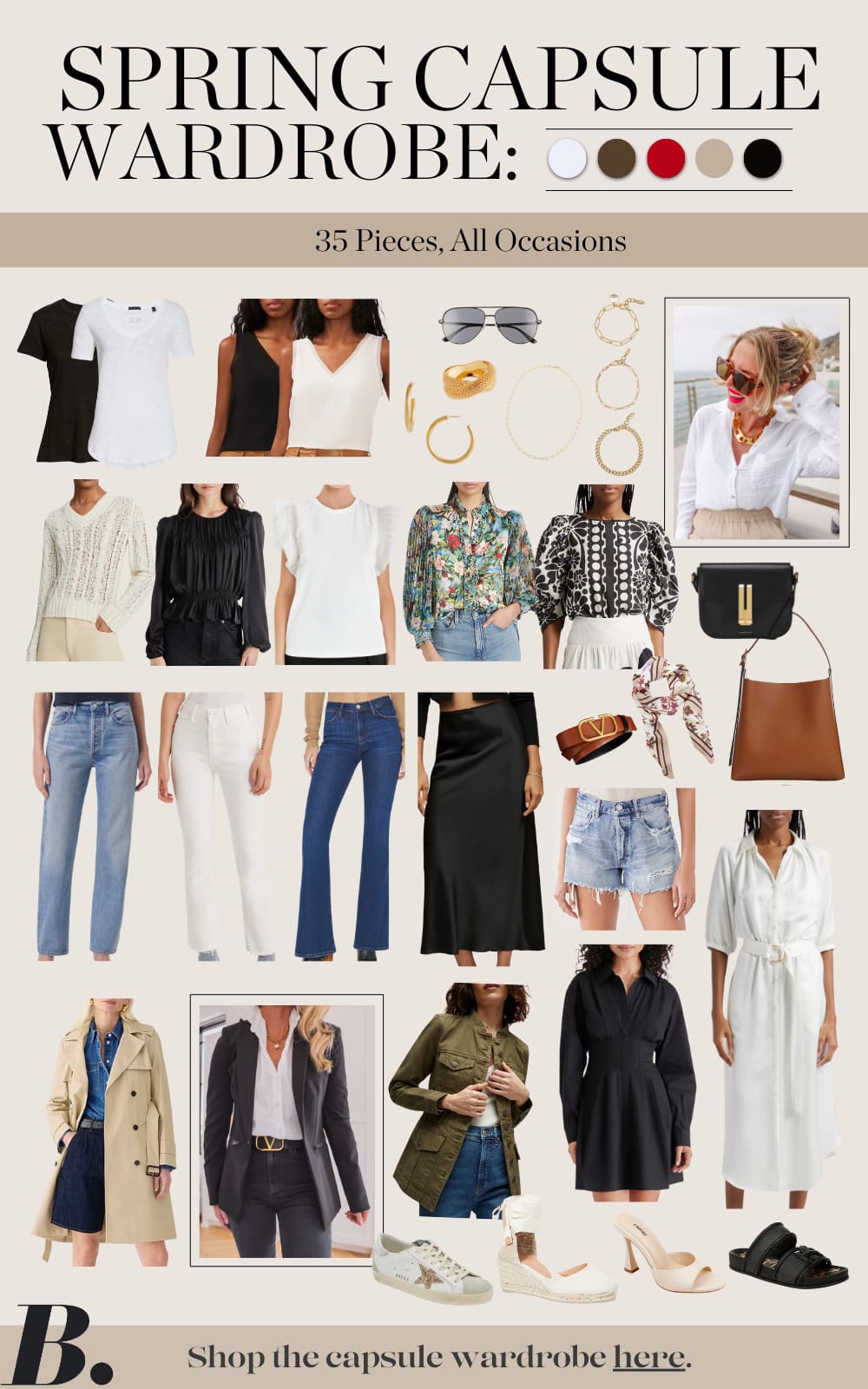 spring capsule wardrobe