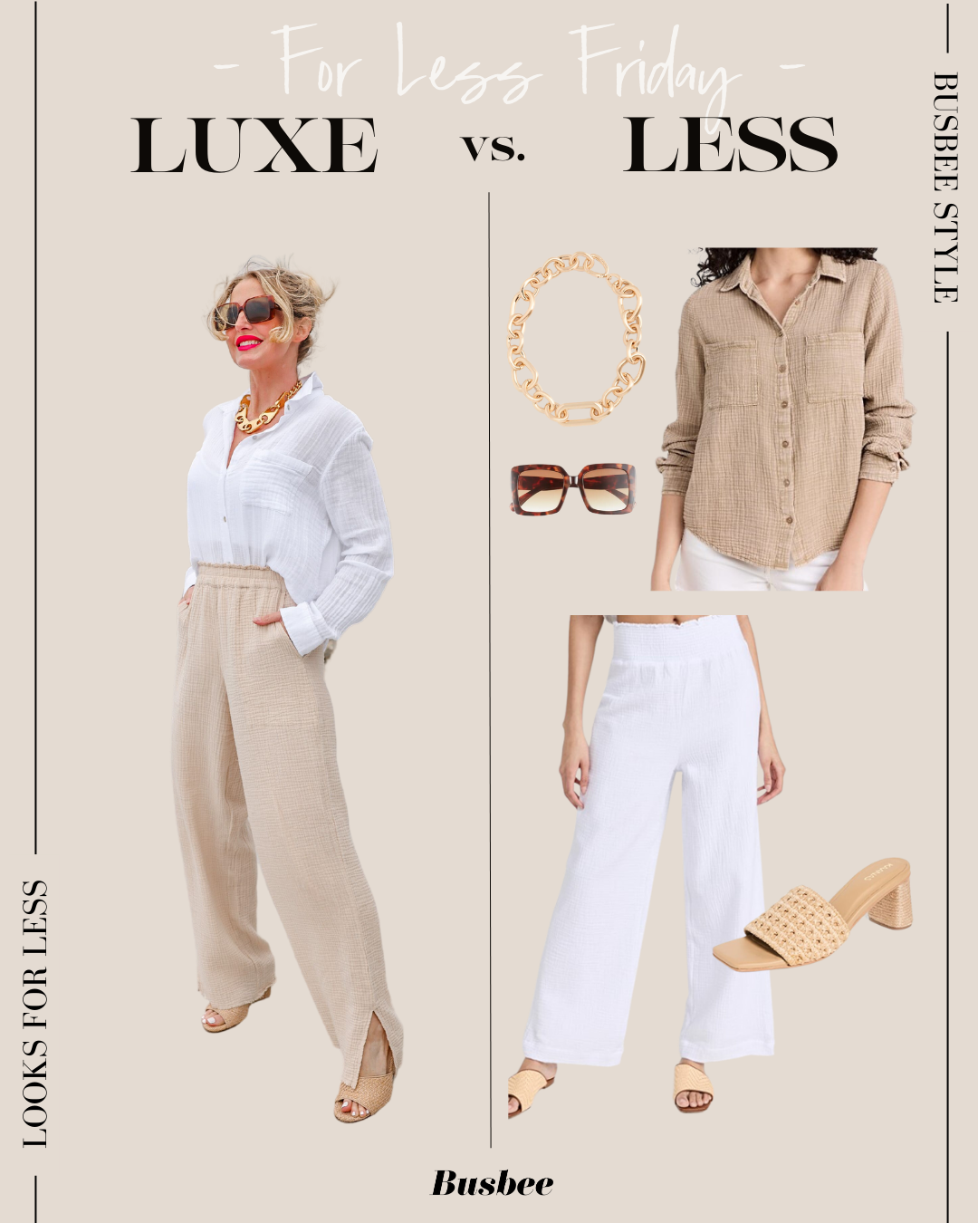 Affordable Spring Outfit luxe vs for less