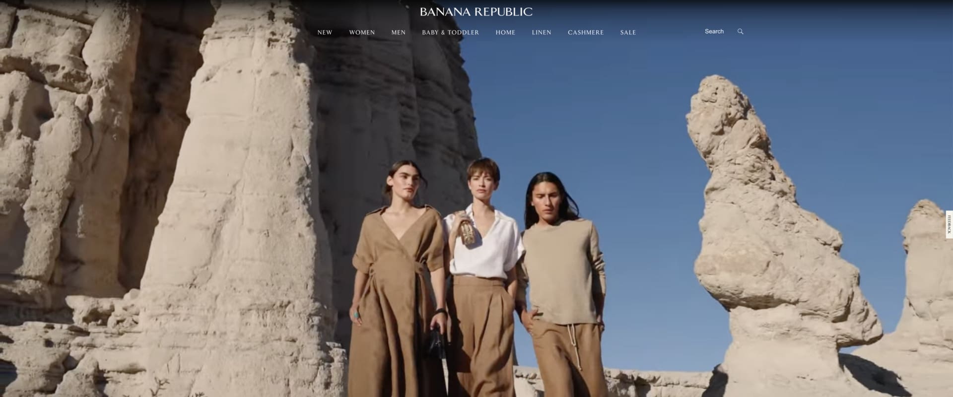 Banana Republic website