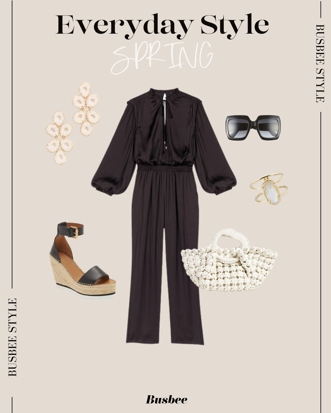 Maje long cinched jumpsuit | Everyday Styles For Spring