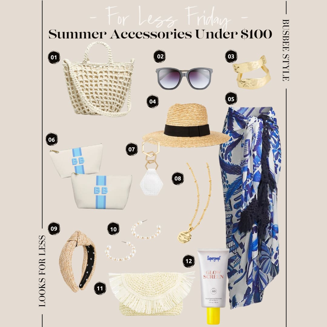 Affordable Summer Accessories Under $100