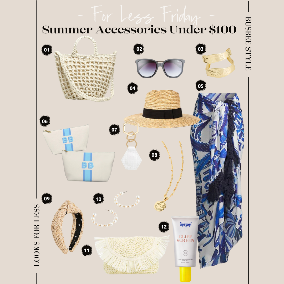 Affordable Summer Accessories Under $100