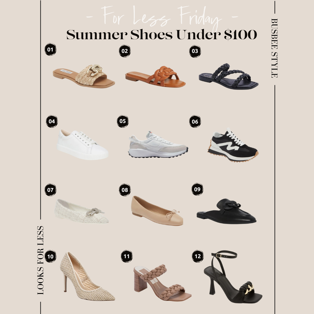 affordable summer shoes, affordable summer sandals, lightweight summer shoes, cute summer shoes under $100, budget friendly summer shoes, cute summer sandals erin busbee, busbee style, fashion over 40, Telluride, CO