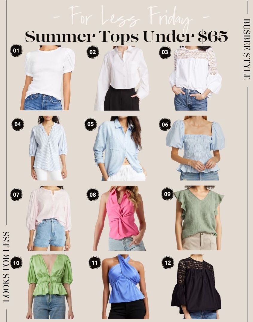 Affordable summer tops, Spring and summer tops under $65, affordable spring and summer tops, quality tops for less, affordable cute tops, casual summer tops, trendy summer tops, women’s summer tops with sleeves, lightweight summer tops, versatile summer tops, Erin Busbee, Busbee Style, fahion over 40, Telluride, Colorado