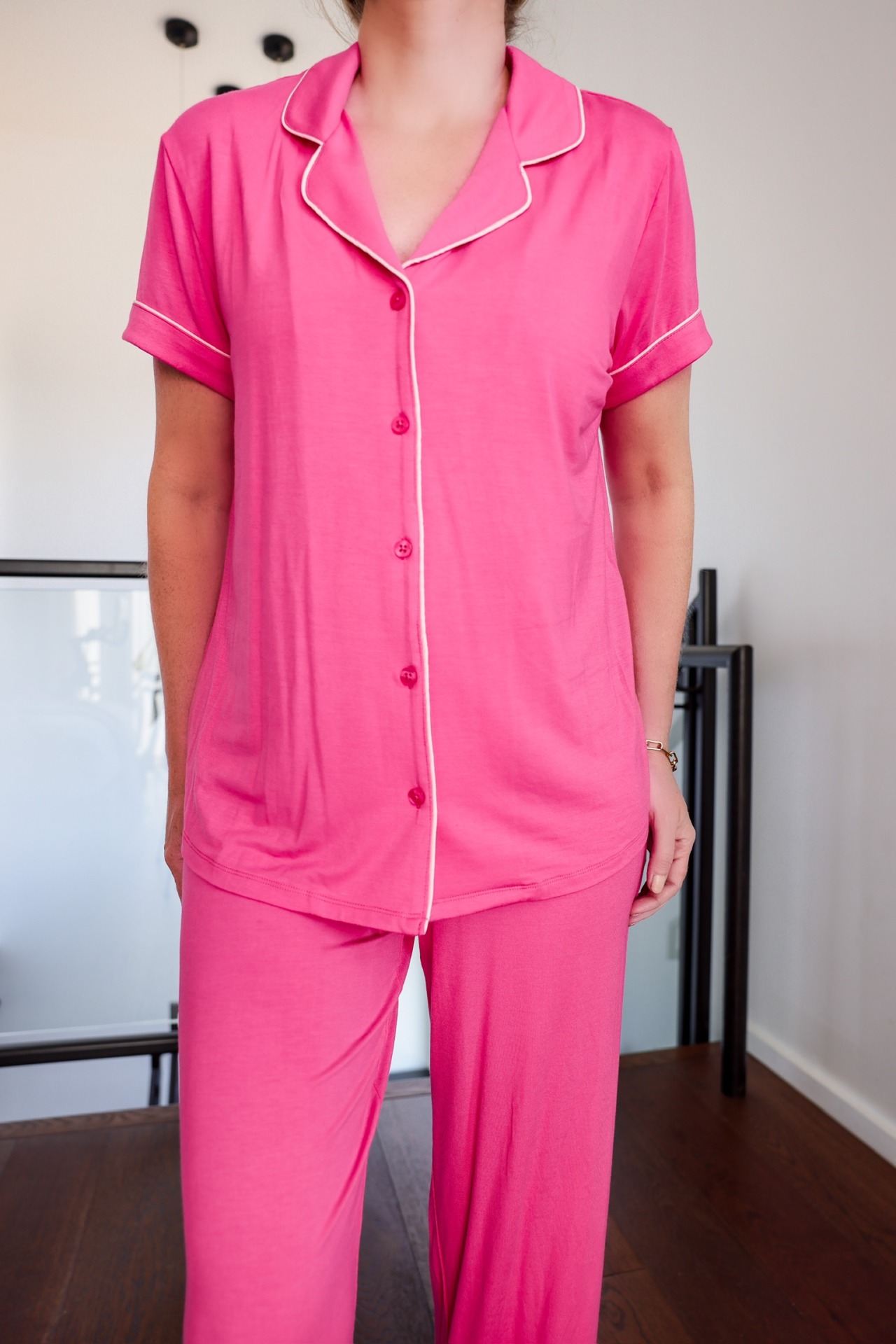 hot pink Nordstrom moonlight pajamas
