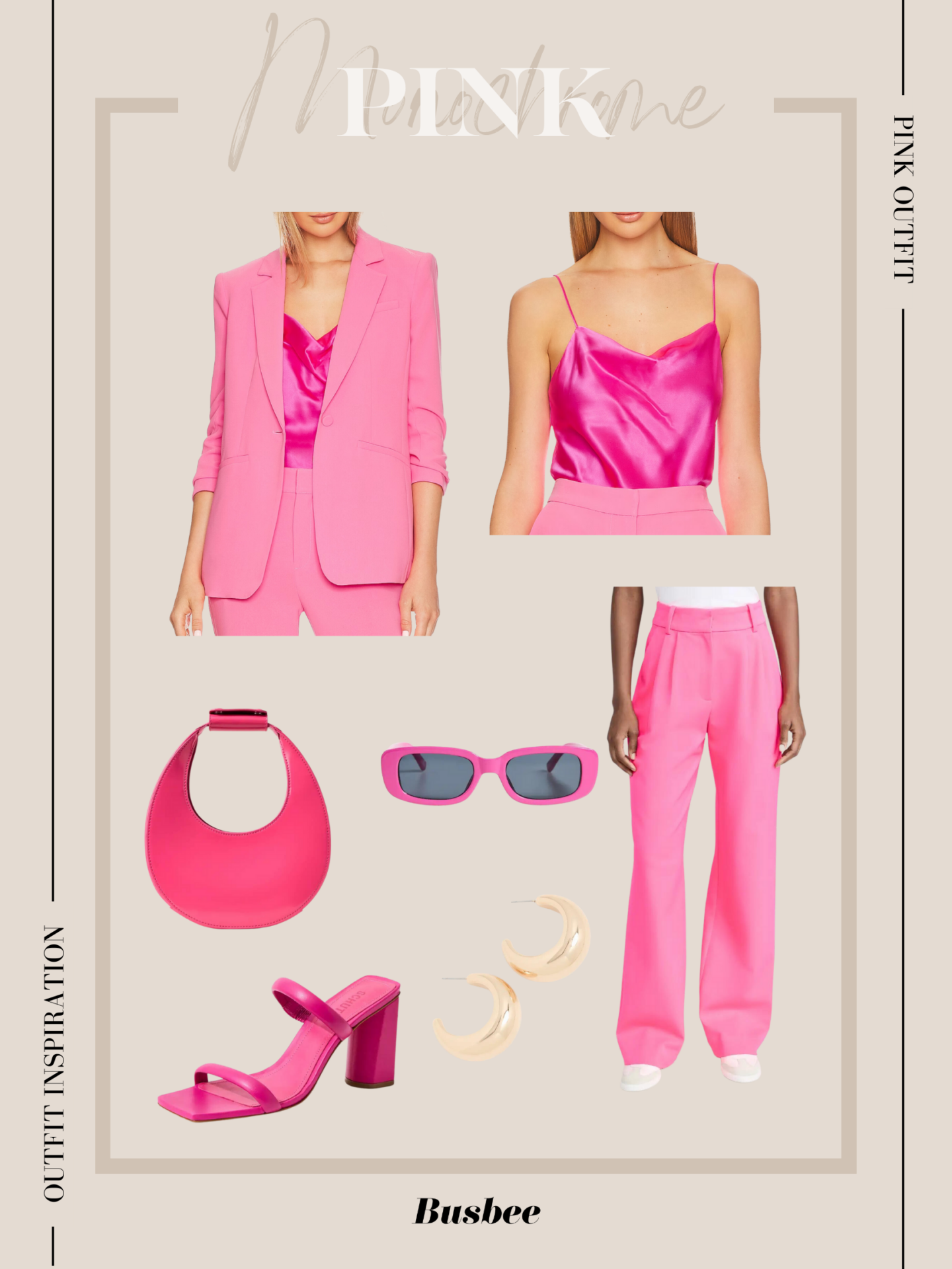 Pink Monochrome Outfit Ideas