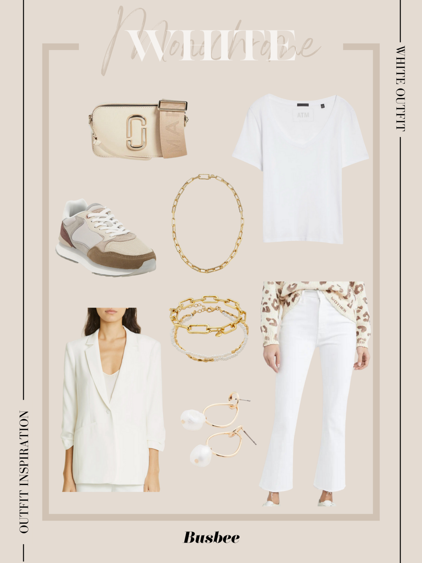 White Monochrome Outfit Ideas