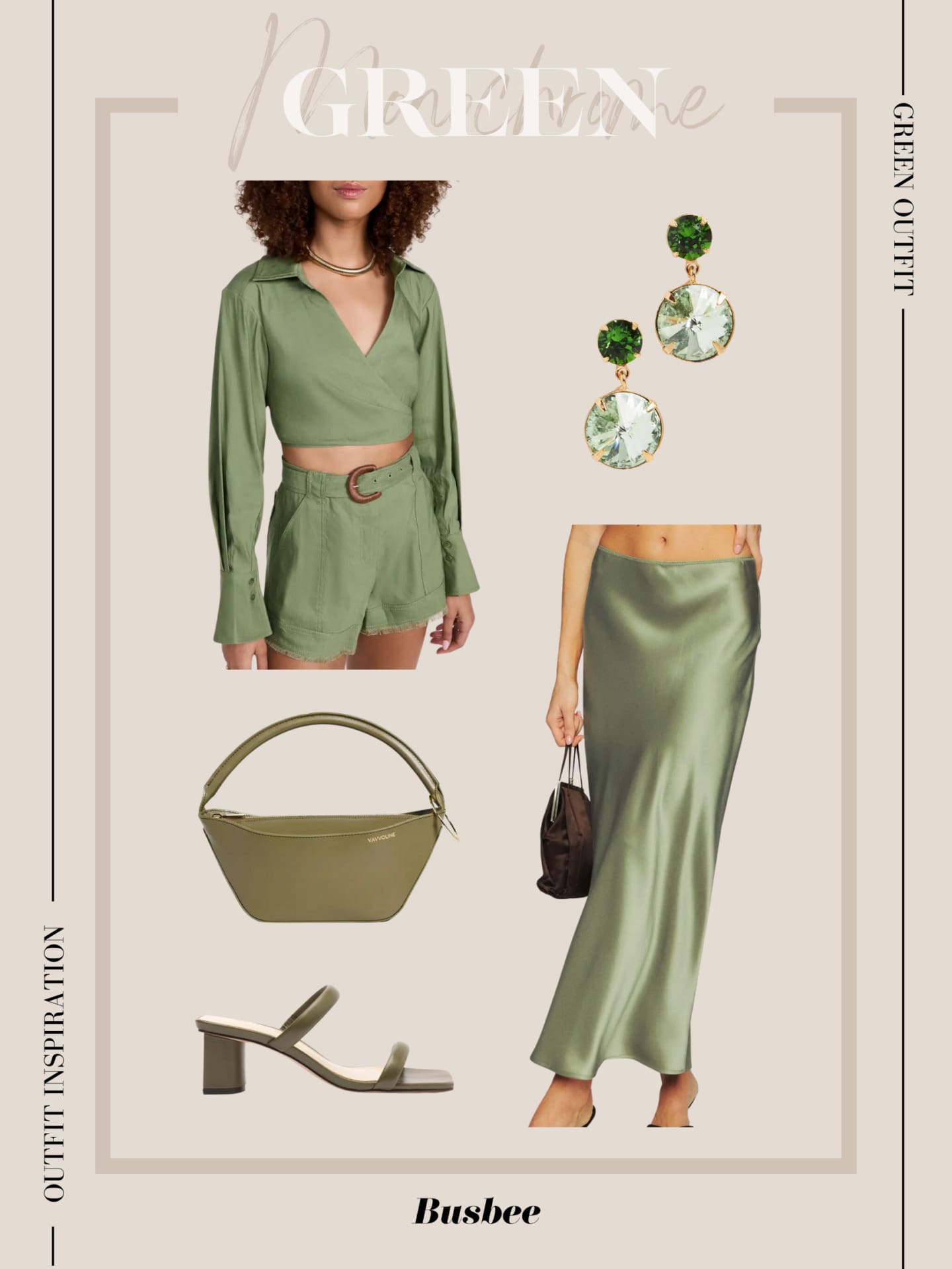 Green Monochrome Outfit Ideas