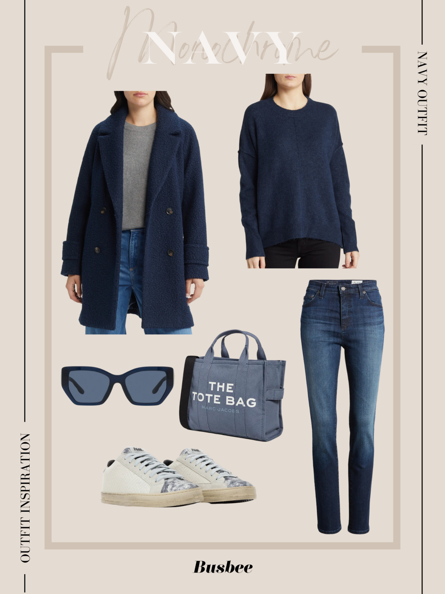 Navy Fall Monochrome Outfit