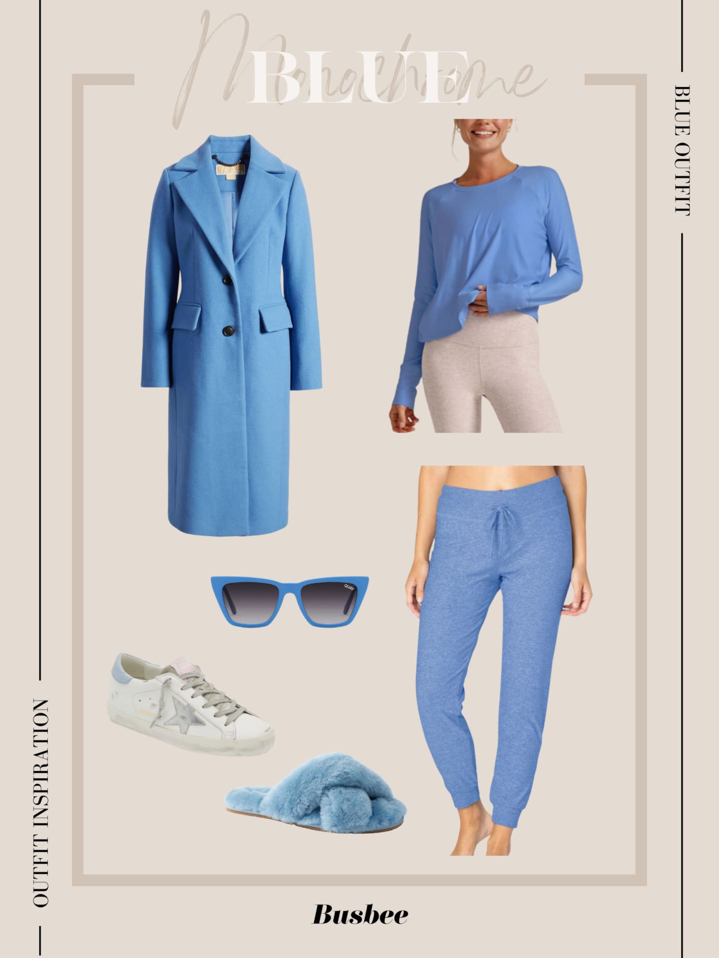 Blue Loungewear Outfit