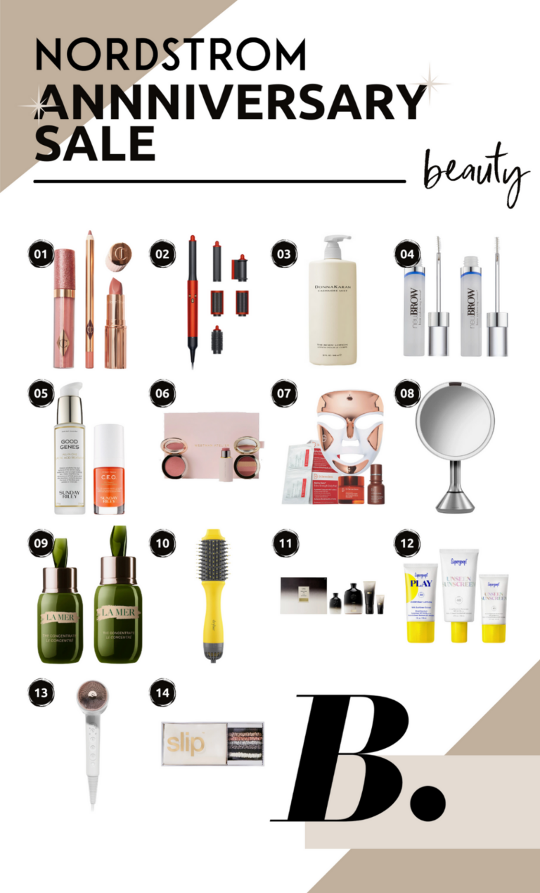 Nordstrom Anniversary Beauty Sale, nordstrom anniversary sale beauty, Beauty Favorites for Less, Beauty Deals, Erin Busbee, Busbee Style, Beauty Over 40