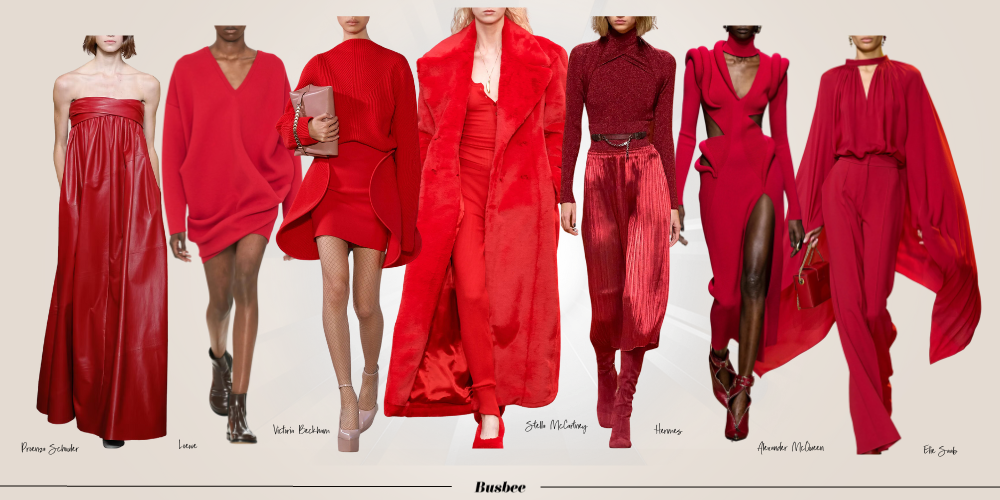 wearable fall trends, fall fashion trends, fall trends, wearable trends, how to wear trends, trends over 40, wearing trends over 40, 2023 fall fashion trends, 2022 wearable fall trends, 2023 color trends, red, bright red color trend