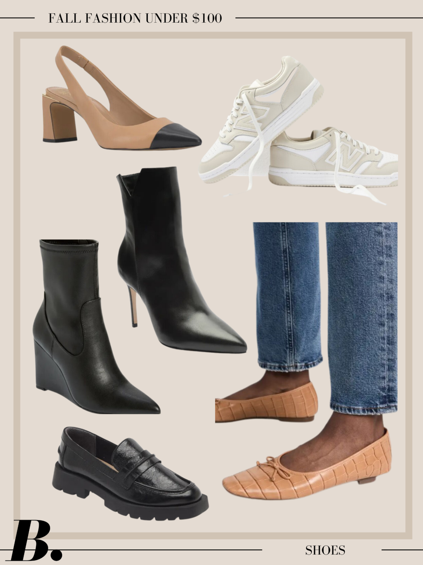 Fall Shoe Fashion Under $100