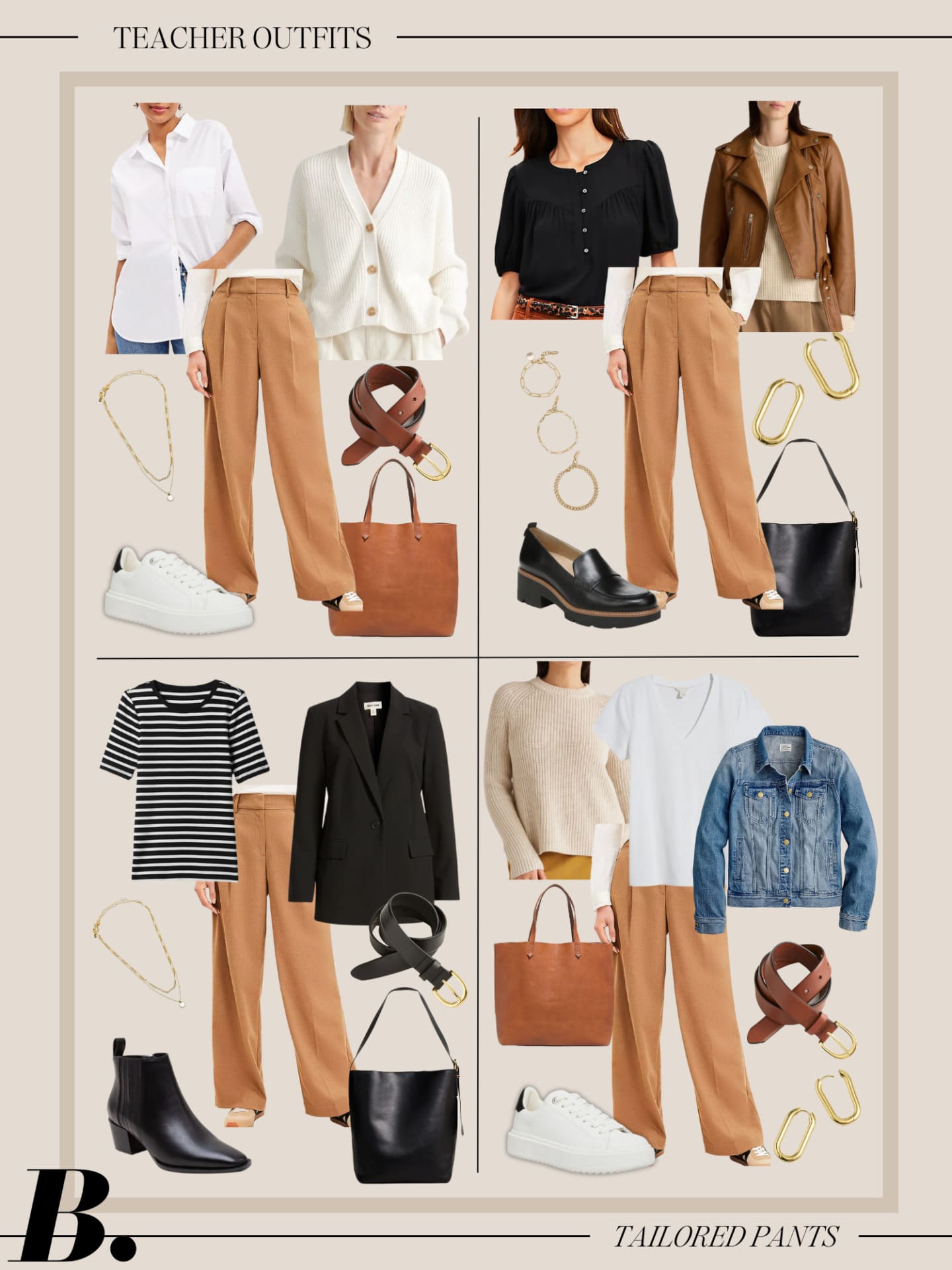 Tailored Pants teacher outfits