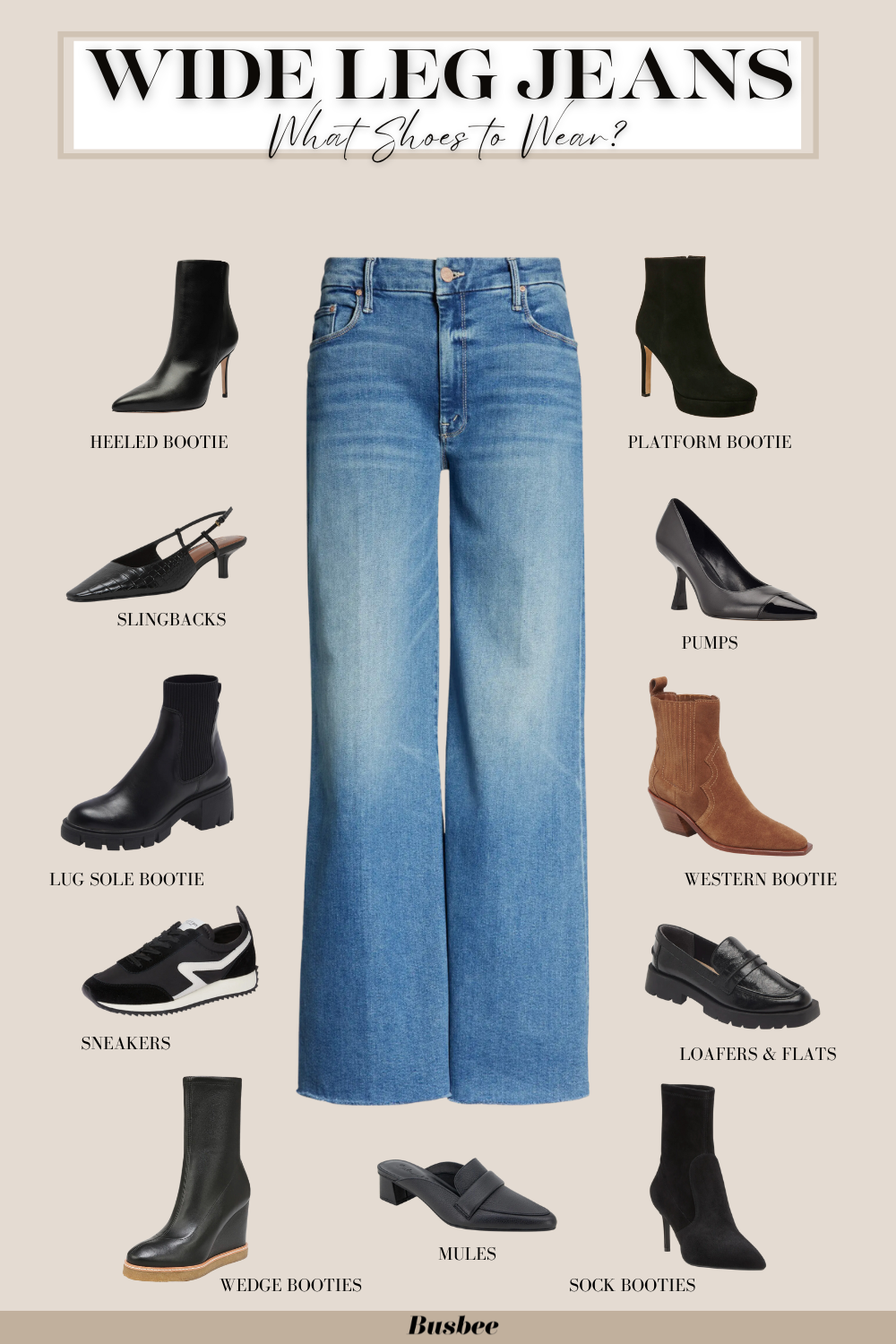 An Easy & Complete Guide to What Shoes To Wear with Jeans