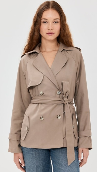 chic trench coat