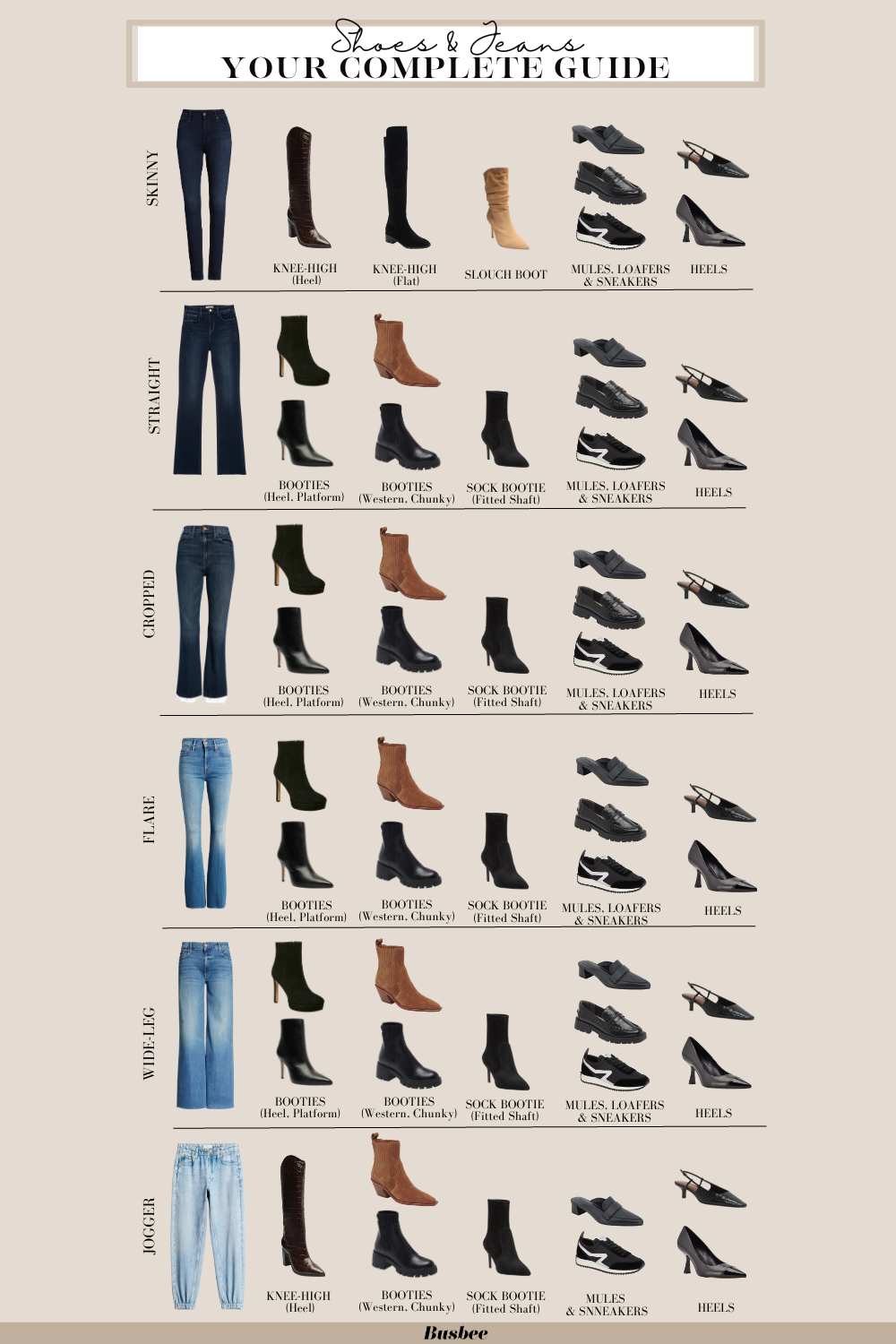10 Best Shoes to Wear with Flare Jeans - Penny Pincher Fashion