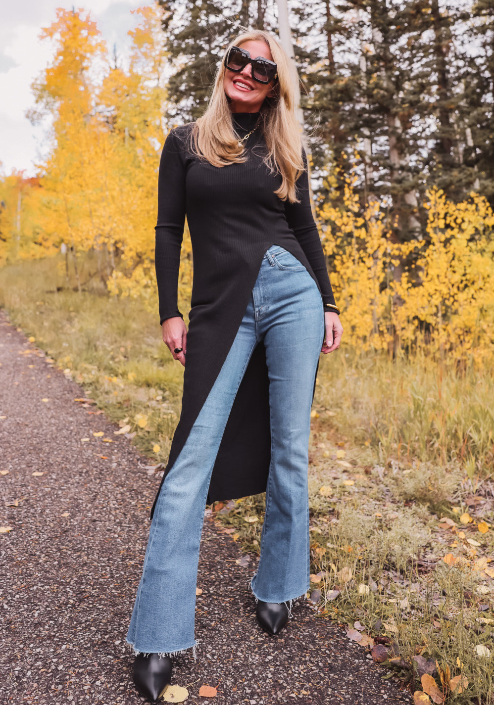 Faux leather leggings under $100 - cashmere scarf - black booties