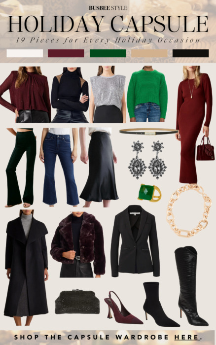 holiday capsule wardrobe