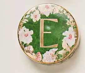 monogrammed trinket dish