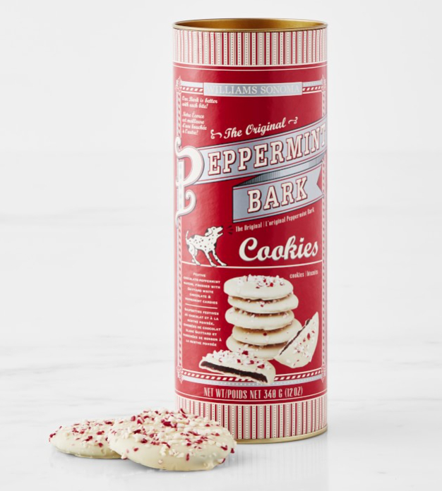 Williams Sonoma Peppermint Bark cookies