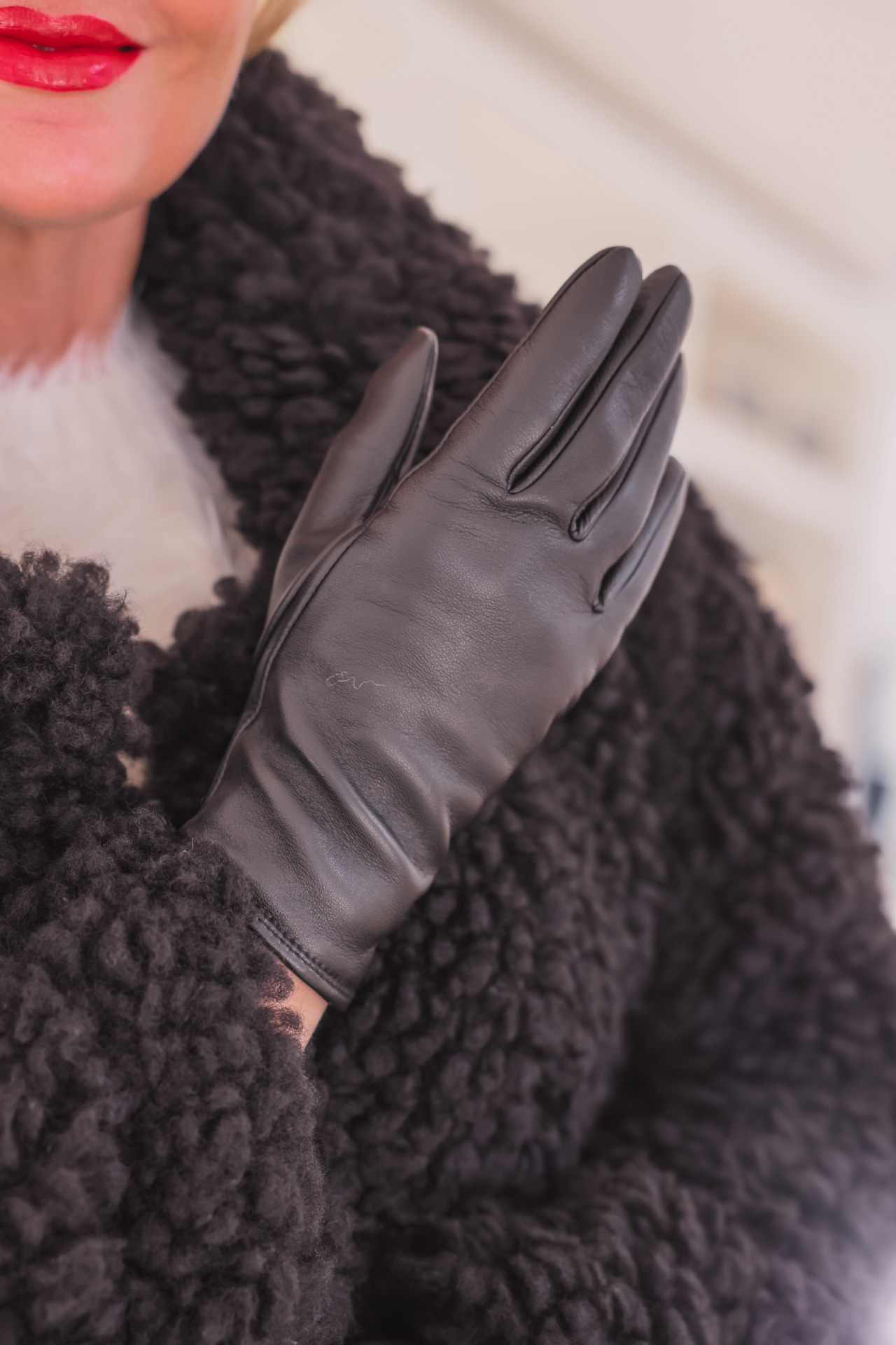 cashmere gloves from Macy's