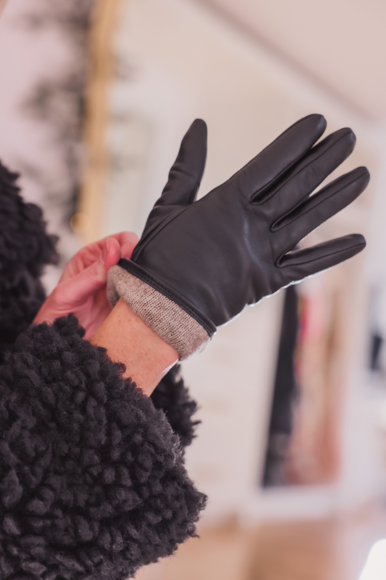 Cashmere Lined Leather Gloves | Affordable Cozy Gifts