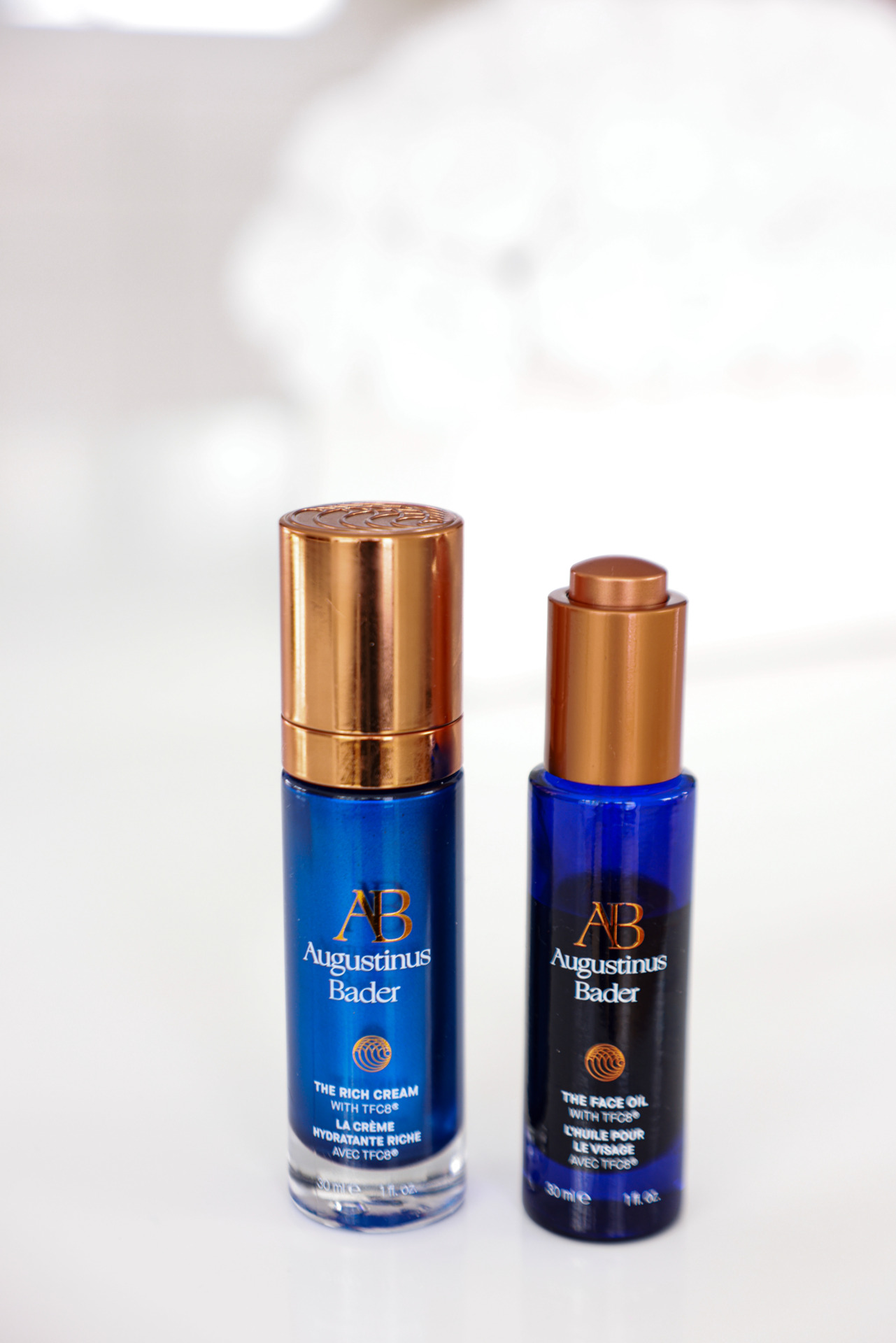 Augustinus Bader Rich Cream and face oil