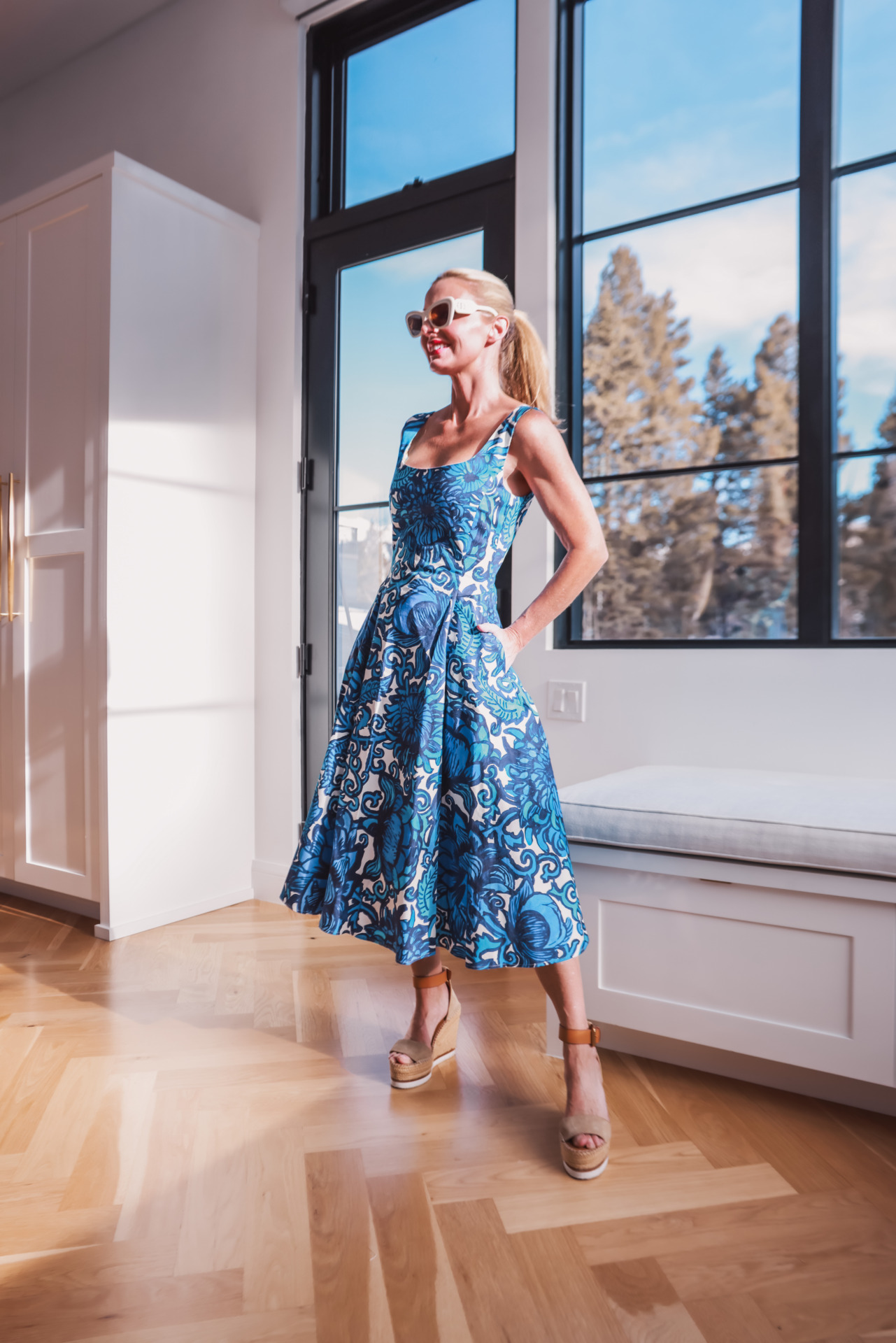 Versatile Spring Dress | See by Chloe Wedges