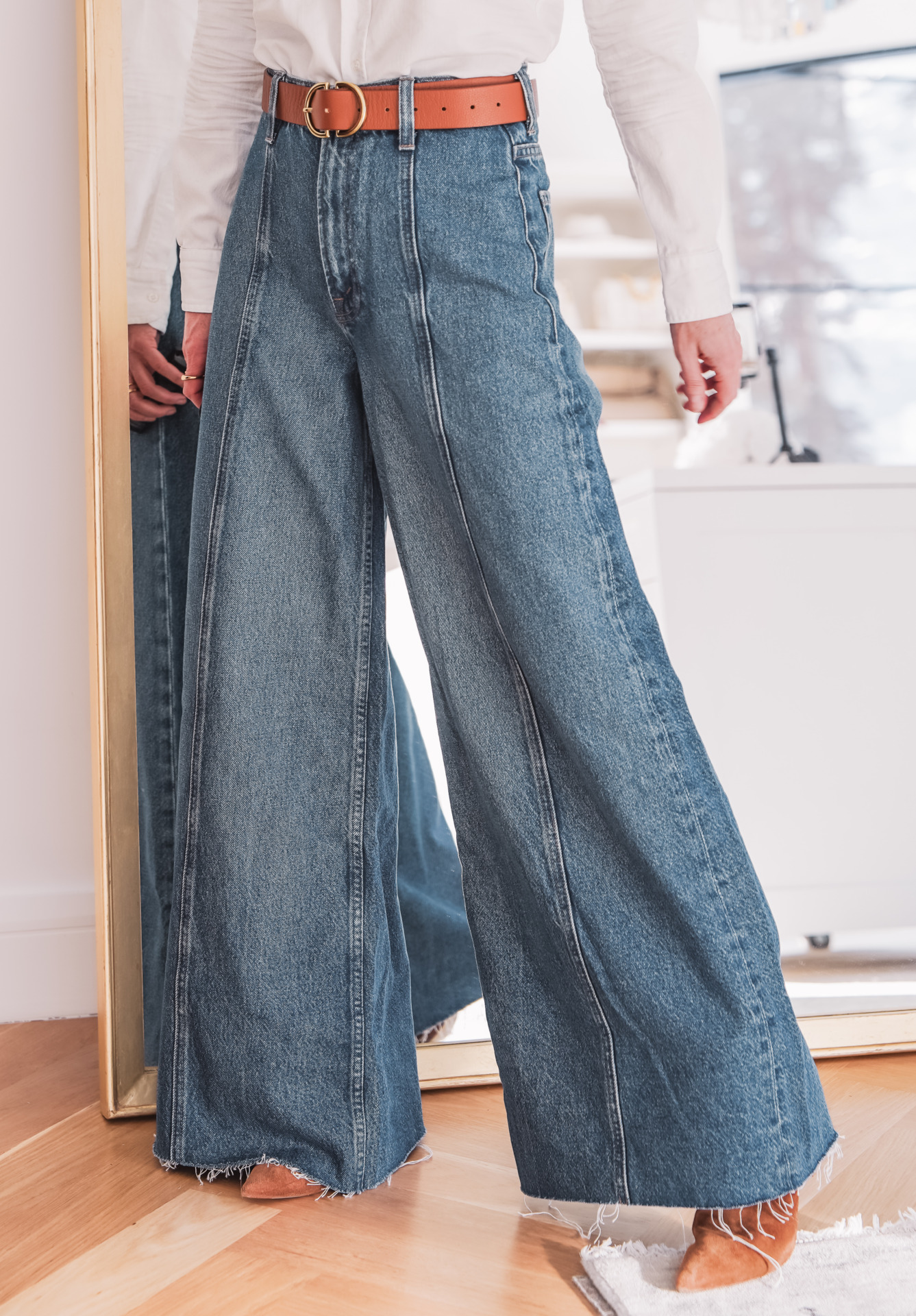 Mother baggy jeans