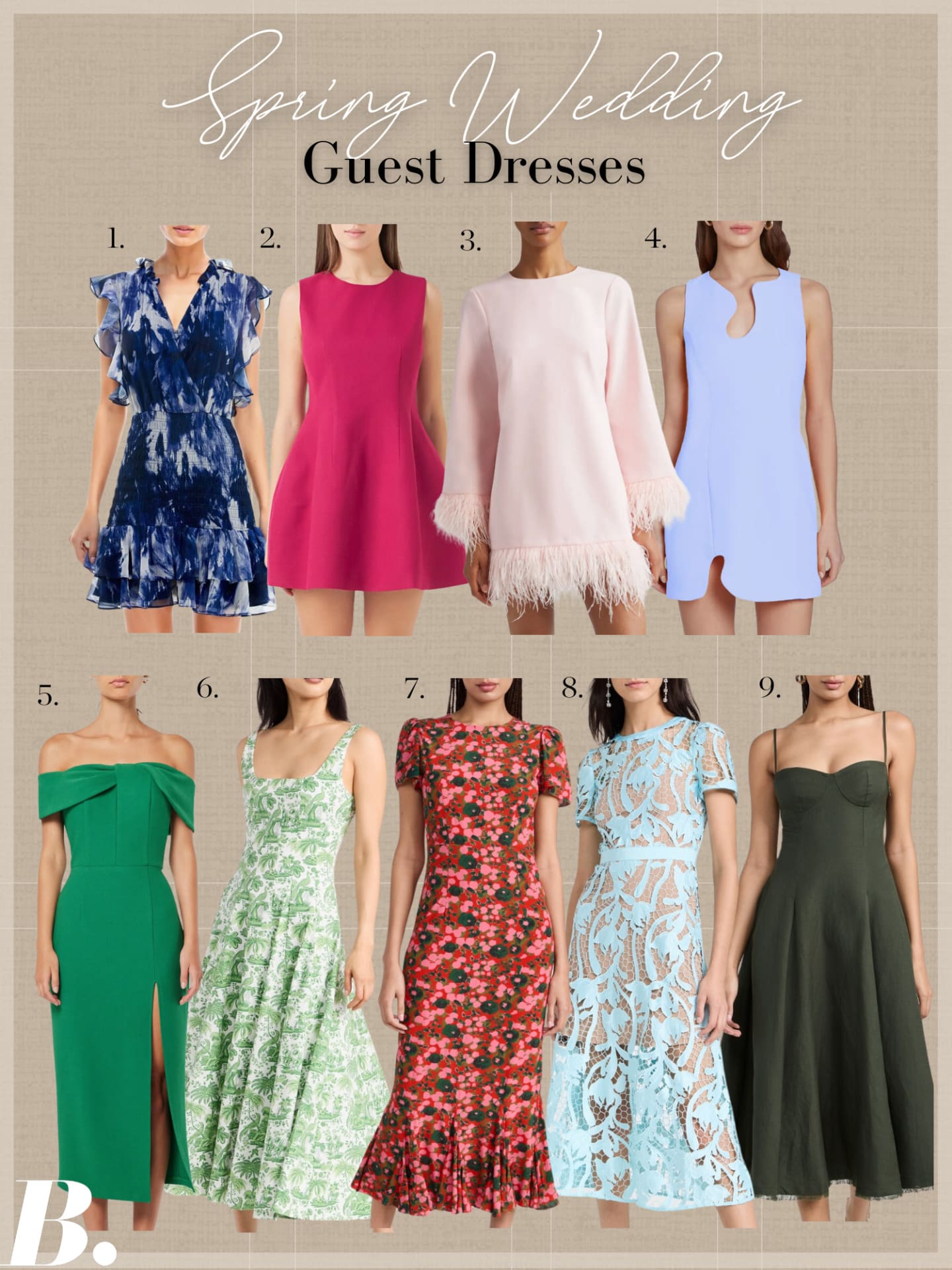 Spring Wedding Guest Dresses