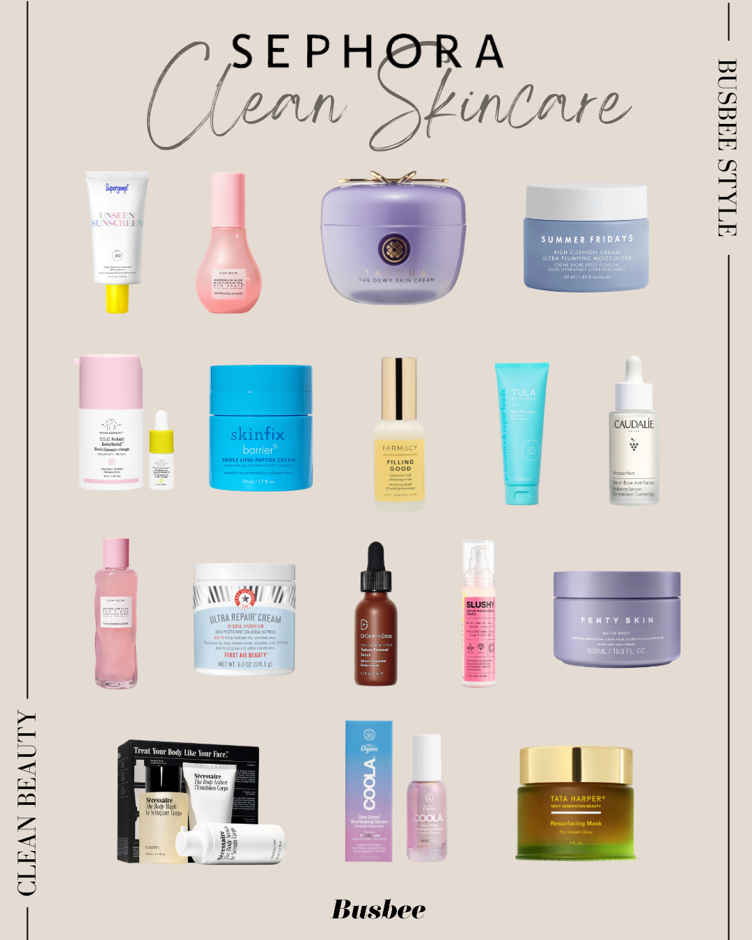 Sephora Clean Beauty Top Picks skincare