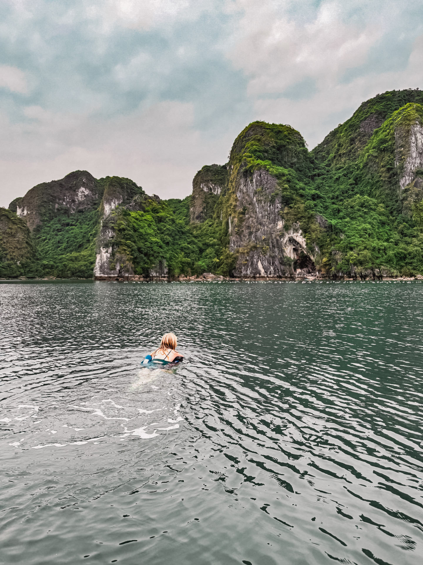 swimming in Vietnam