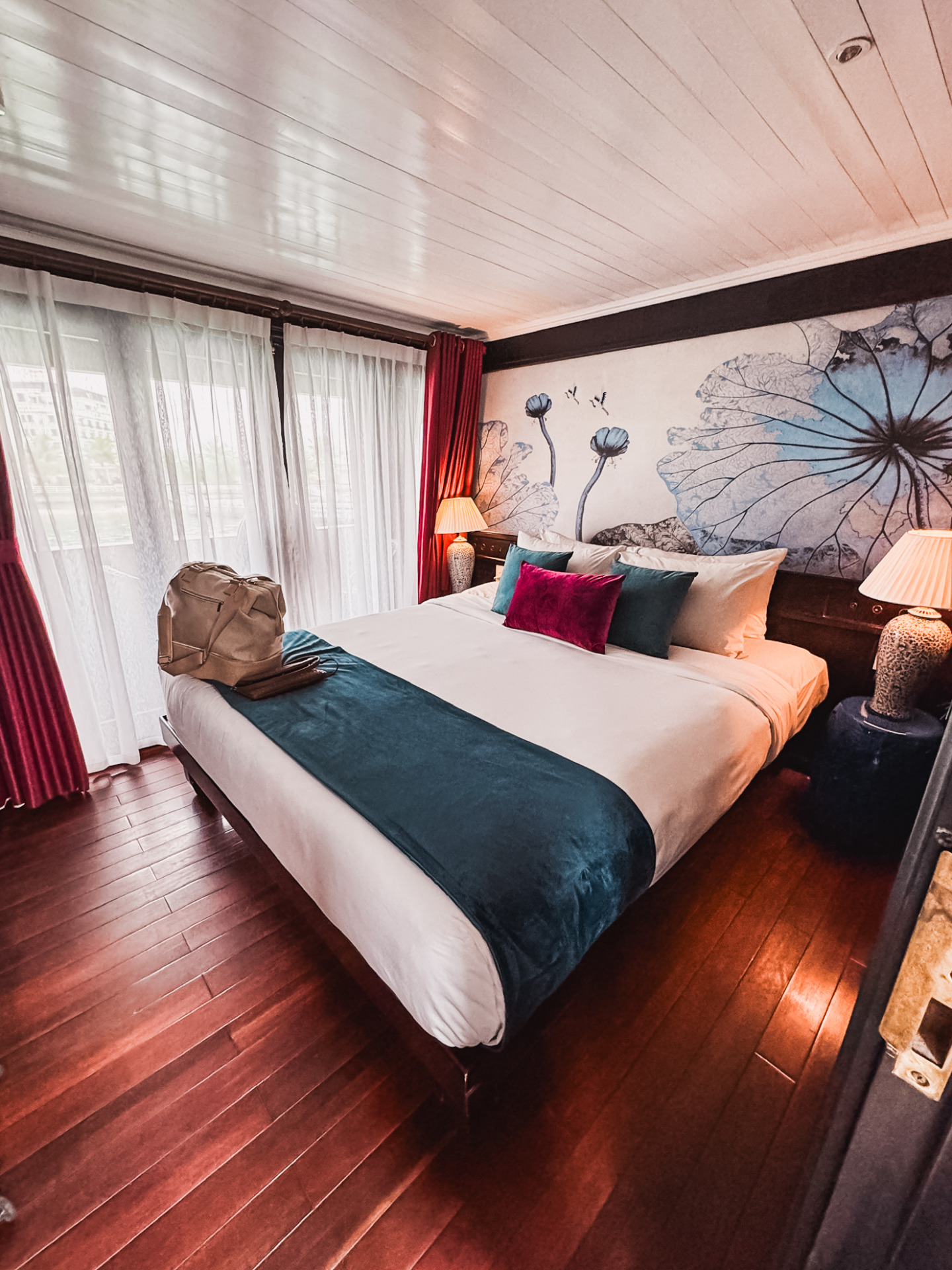hotel bed in Vietnam
