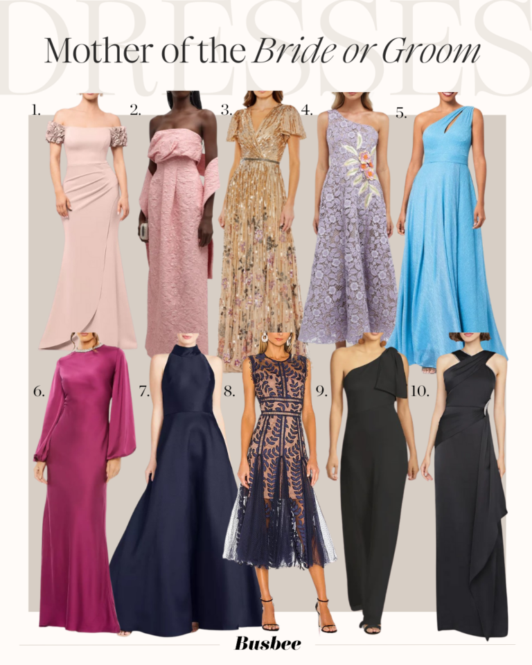 10 Elegant and Timeless Mother of The Bride or Groom Dress