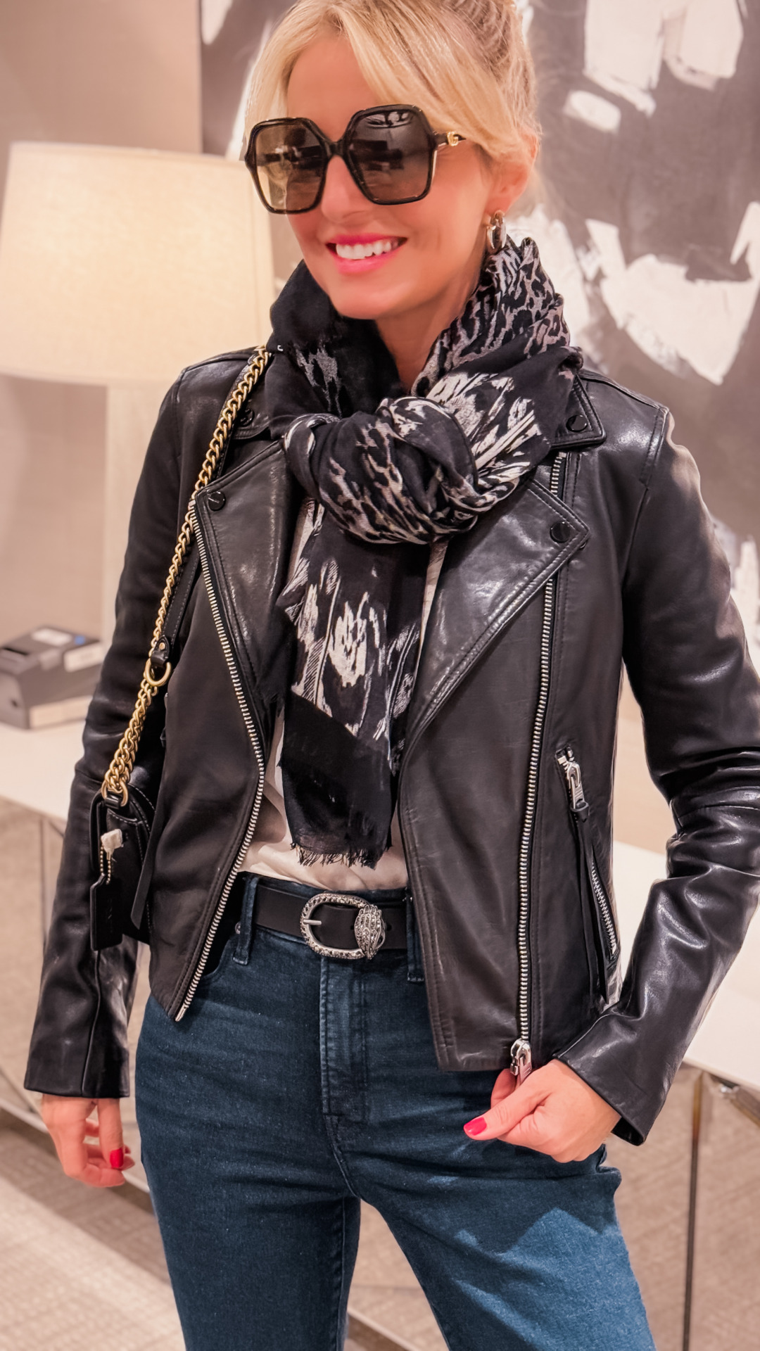 Nordstrom Sale Outfits leather jacket
