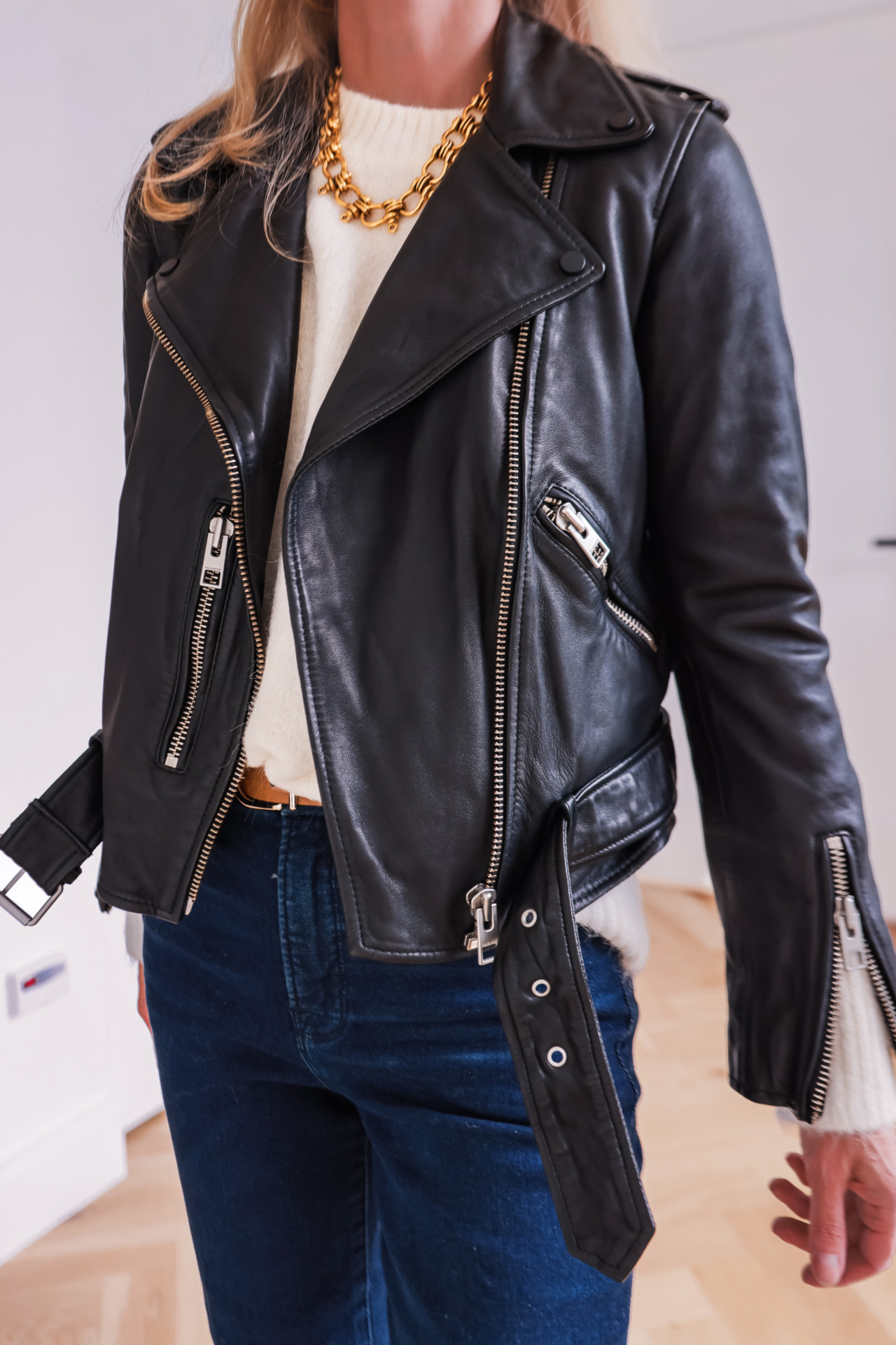 AllSaints Jacket Leather Jacket