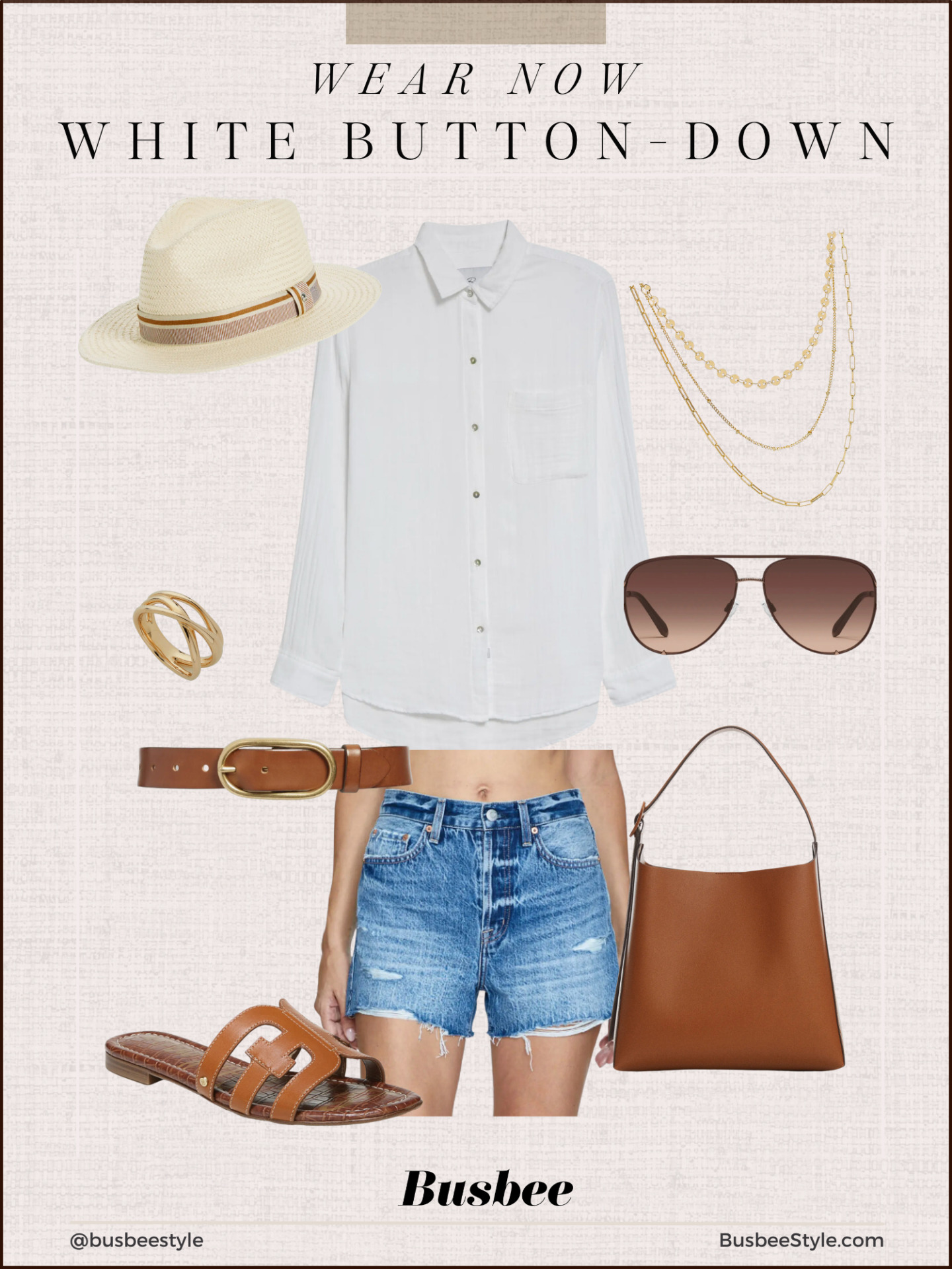 white button down summer to fall outfits lookbook