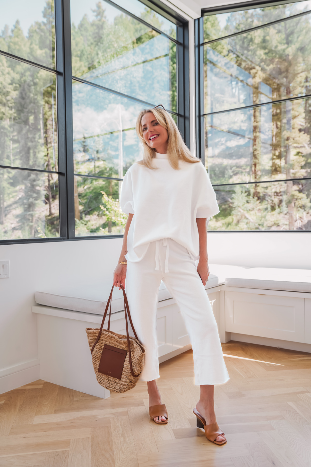 White Sweater & Sweatpants